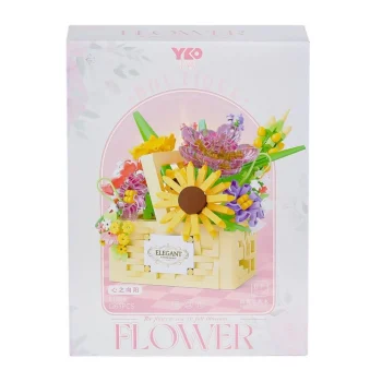 P1294 Panlos Çiçek Buketi 1263 Parça Blok Seti -Vagon life