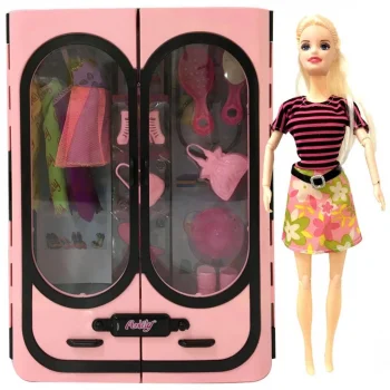 NessiWorld Şık Dolabım Aksesuarlı Bebek