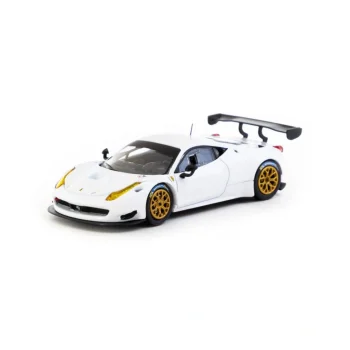 NessiWorld Works X iXO Models 1/64 Ferrari 458 Italia GT3 White