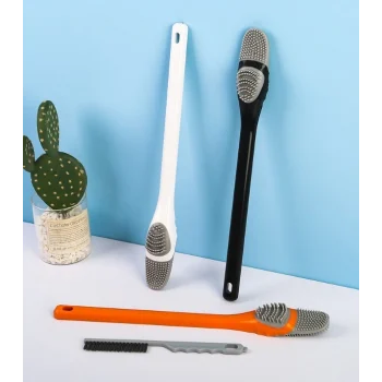 Ördek Tasarımlı Silikon Tuvalet Ve İnce Detay Fırçası