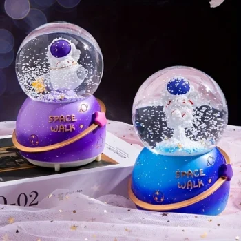 Orta Boy Astronot Tasarımlı Kar Küresi