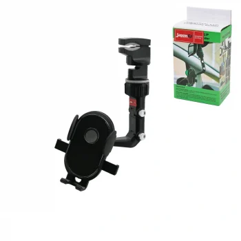 Oto - Araç Telefon Tutucu 360 Derece Başlık Mandallı - Oynar Kol - Genişlik Ayarı