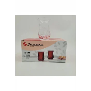 Paşabahçe 420181 Echo Kesme Çay Bardak 6lı