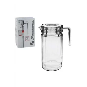 Paşabahçe 43274 Köşem Şeffaf Kapaklı Sürahi 1400 cc