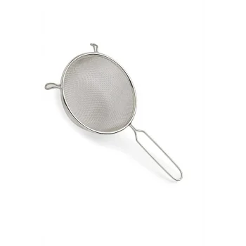 Paslanmaz Çelik İnce Örgü 14 cm Süzgeç – Kulaklı Uzun Saplı Mutfak Süzgeci Tel Elek 29cm