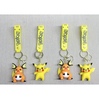 Pikachu Silikon Anahtarlık Alk4252