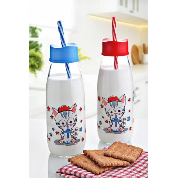 Pipetli Su Ve Süt Şişesi Cam 250 Ml