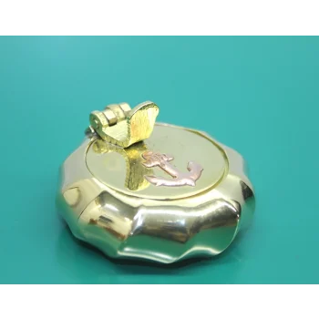 Pirinç Çapalı Kapaklı Küllük 5 Cm