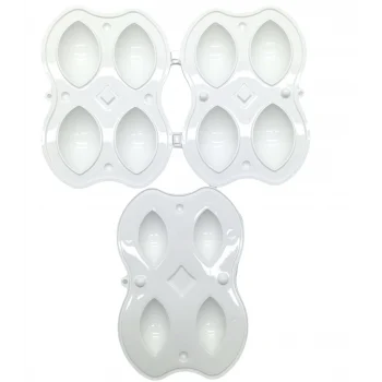 Plastik 4lü İçli Köfte Yapma Kalıp Aparatı