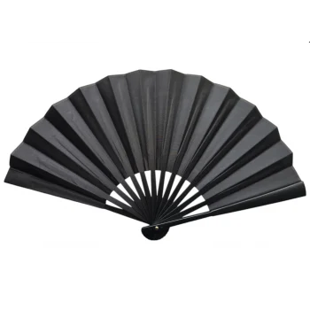 Plastik Kumaş Yelpaze 12li Siyah