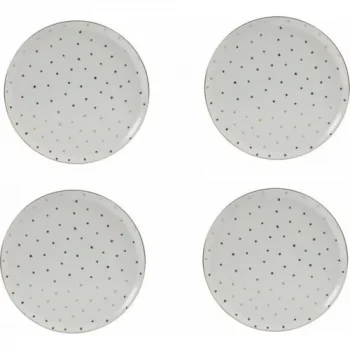 Porland Forest Yaldızlı Servis Tabağı 28cm 4lü