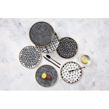 Porland Fractal 24cm 6 Kişilik Servis Takımı