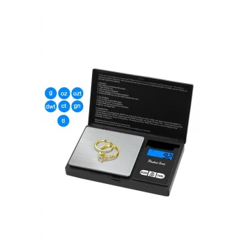 Professional Hassas Terazi 500 Gram Kapasiteli 0.1 Hassasiyetli Dijital Kapaklı Tartı