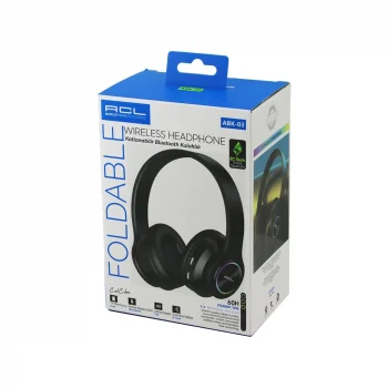 Rgb Renkli Işıklı Tye-c To Usb Şarjlı Bluetooth Kulak Üstü Kablosuz Kulaklık Hi-fi Ses - Gürültü Engelleme