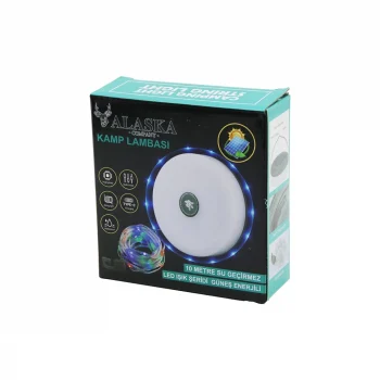 Rgb Solar Güneş Enerjili - Type-c Şarjlı10mt Dekor Lamba - Kamp Lamba Fener Suya Dayanaklı - Makaralı Sdr-2326