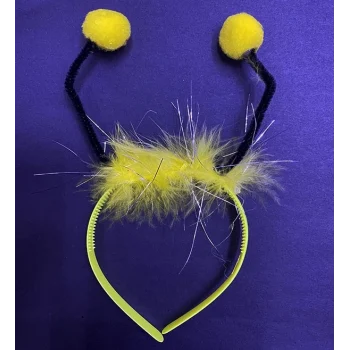 Sarı Ponponlu Gösteriler İçin Plastik Arı Maya Tacı