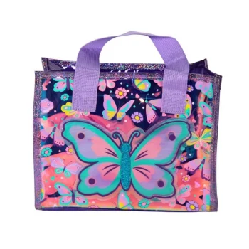 Şeffaf Hologram Kelebek El Çantası