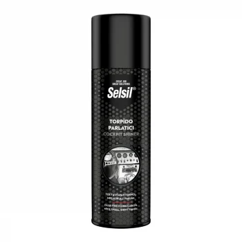 Selsil Oto - Araç Torpido Parlatıcı Sprey 200ml Hoş Kokulu - Parlak - Toz Tutmayan Formül