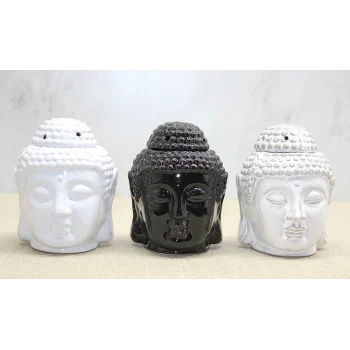 Seramik Buda Büstü Buhurdanlık Alk4447