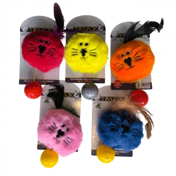 Sesli Catnipli Peluş Kedi Köpek Oyuncağı Çeşitli Renklerde 15 cm