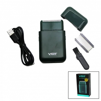 Seyahat Tipi 2ın1 Sıfır Sakal - Çizim Traş Makinesi Usb Şarjlı V-390