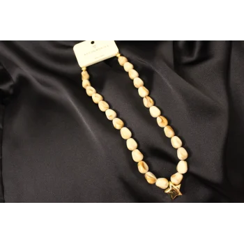 Shyla Büyük Boncuklu Yıldızlı Kolye