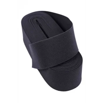 Siyah  - 3cm Paça Lastik Geniş 10mt.