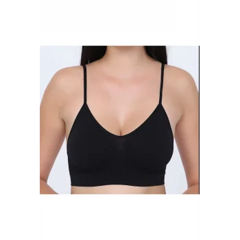 Siyah Lcralı Büstiyer Sütyen Korse - 720