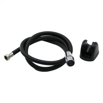 Siyah Plastik Perlatörlü Taharatmatik Hortum  120cm