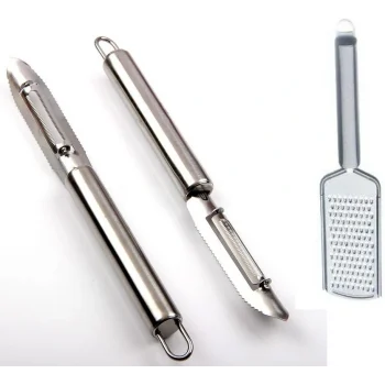 Soyacak Ve Rende 2li Set Paslanmaz Çelik İnox