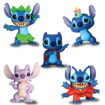 Stitch Sevimli 5li Figür Seti