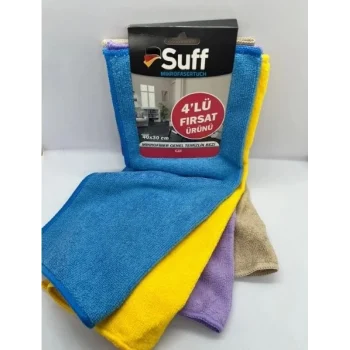 Suff Gül 4lü Genel Temizlik Bezi 40x30cm