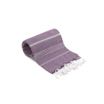 Summer Wind Soft &#37;100 Pamuk Peştemal 100x180 cm Mor