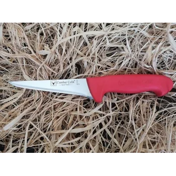 Sürmene  61111 Kasap Sıyırma Bıçağı, 12,5 Cm, Kaymaz Sap