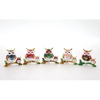 Swaroski 2li Baykuş Alk2029