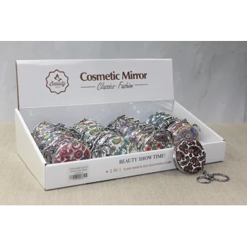 Taşlı El Aynası Anahtarlık Alk3773