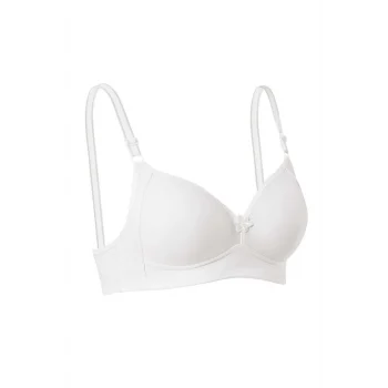 Telsiz Silikonlu Toparlayıcı Sütyen Beyaz