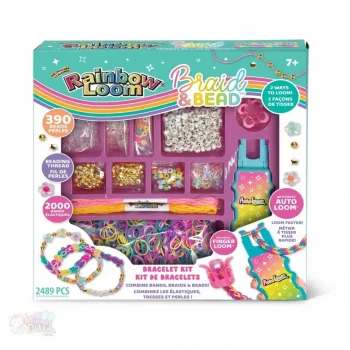 Tokidas Rainbow Loom Braid and Bead Set 2000 Parça
