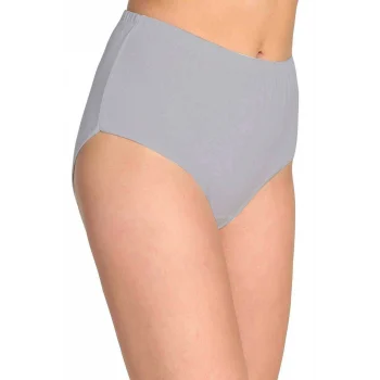 Tutku Kadın Yüksek Bel Bato Kalın Lastik Külot Gri