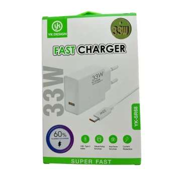 Usb Type-c 33w Şarj Aleti Yk-sr68