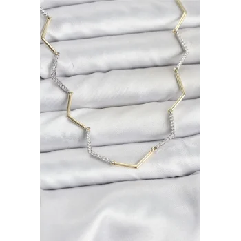 Vıp Seri Zikzak Model Kadın Kolye