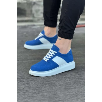 Wagoon WG011 Mavi Süet Erkek Casual Ayakkabı
