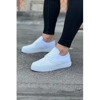 Wagoon WG016 Beyaz Triko Erkek Casual Ayakkabı