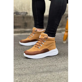 Wagoon WG035 Taba Yüksek Taban Yarım Bilek Bot