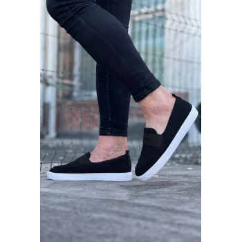 Wagoon WG061 Siyah Triko Babet Erkek Casual Ayakkabı