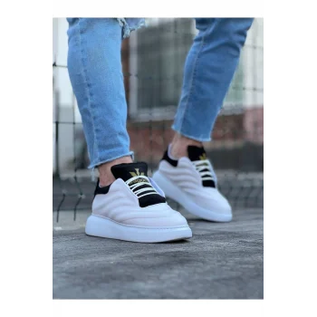 Wagoon WG094 Beyaz Siyah Erkek Casual Ayakkabı