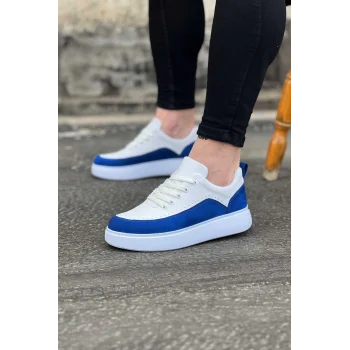 Wagoon WG162 Beyaz Sax Ortopedik Taban Erkek Casual Ayakkabı