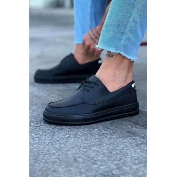 Wagoon WG506 Kömür Erkek Saraclı Casual Ayakkabı