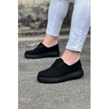 Wagoon WG508 Kömür Süet Ortopedik Taban Erkek Casual Ayakkabı