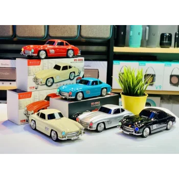 Ws-300sl Klasik Benz Model 10w Bluetooth Hoparlör Fm Radyo Usb